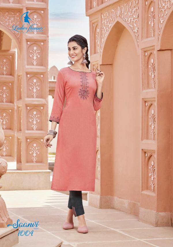 LF Saanvi 4 Rayon Kurti with Bottom Collection